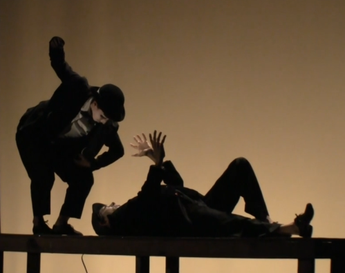 Marina Fukushima and Christine Bonansea in Bring On The Lumiere!, ODC Theater 2011, video still by Mark McBeth